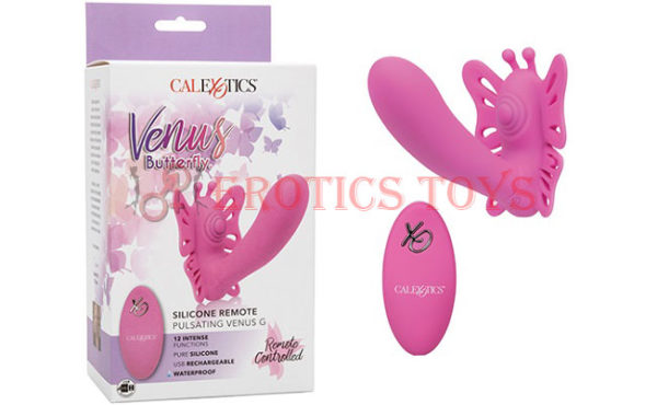 Código:	5558	Venus Butterfly Silicone Remote Pulsating Venus G - Pink
