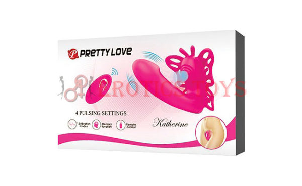 Código:	5560	Pretty Love Katherine Wearable Butterfly Vibrator - Fuchsia